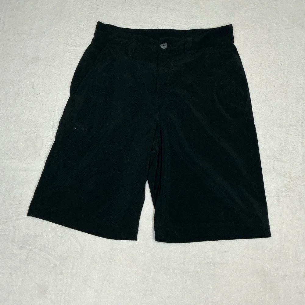Columbia Men's Black Cargo Shorts Size 28 Outdoor‎ Hiking Fishing